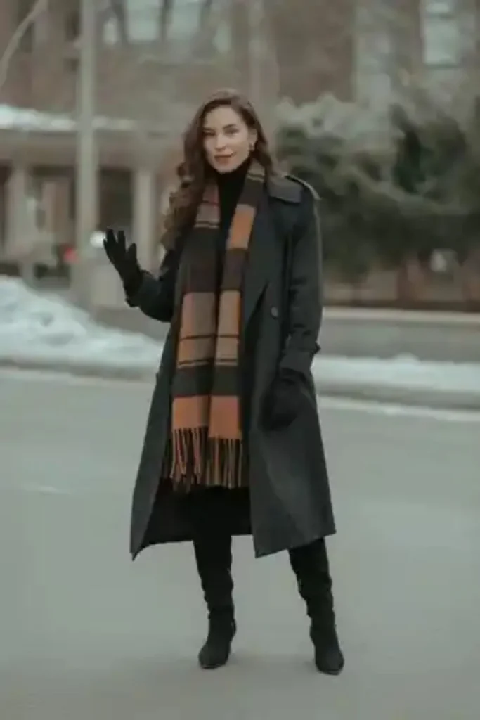 Black Trench Coat Outfit: 15 Stylish Ways to Wear This Timeless Wardrobe Essential 5 black trench coat outfit