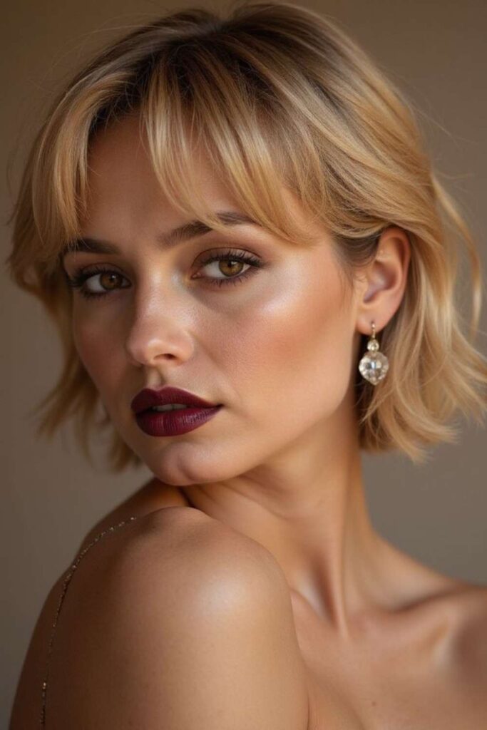 27 Effortlessly Chic Hairstyles for Women Over 60 With Thick Hair in 2026 11 Asymmetric Bob A Stylish Edge