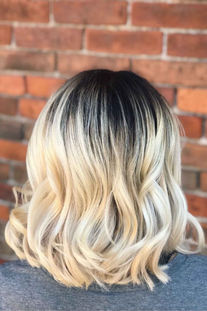 12 Blonde Hair With Dark Roots Ideas That Look Intentional, Not Overgrown 9 Blonde Bob With Dark Roots
