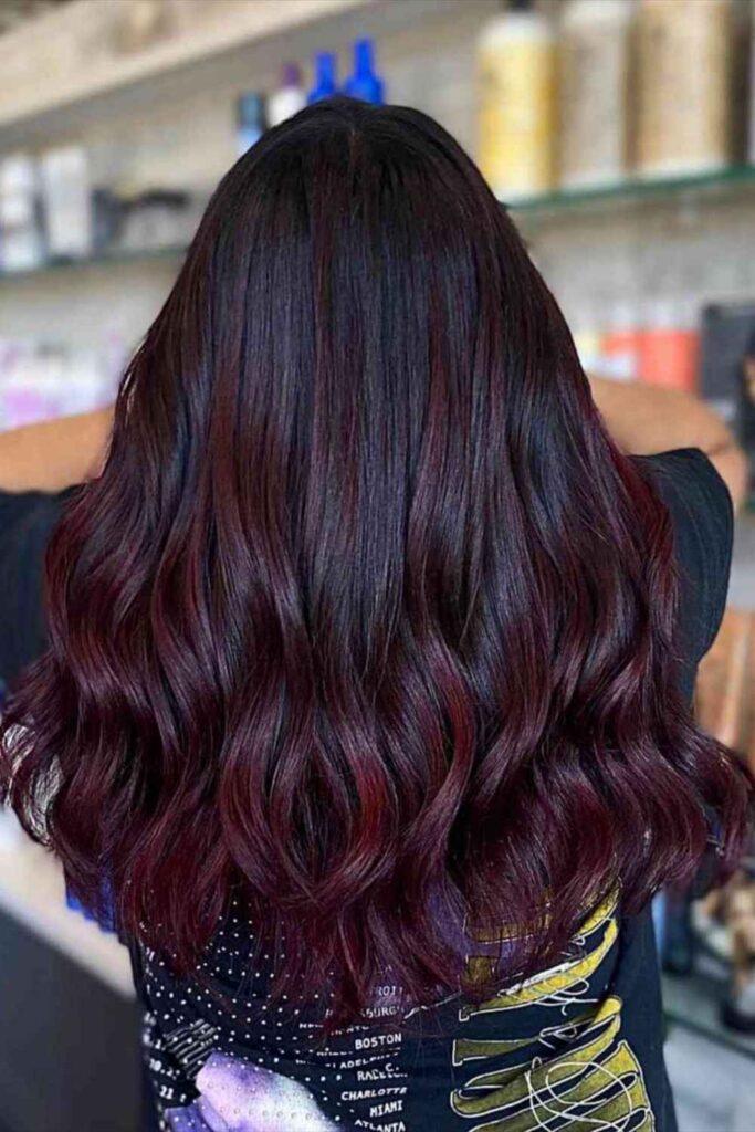 10 Burgundy Hair Ideas That Actually Work in Real Life 6 Burgundy balayage ideas
