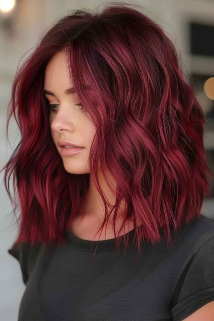 10 Burgundy Hair Ideas That Actually Work in Real Life 2 burgundy hair color looks