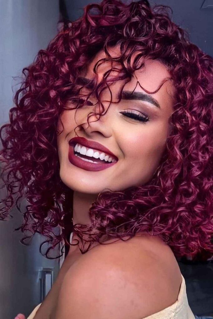10 Burgundy Hair Ideas That Actually Work in Real Life 10 burgundy hair work on natural curls