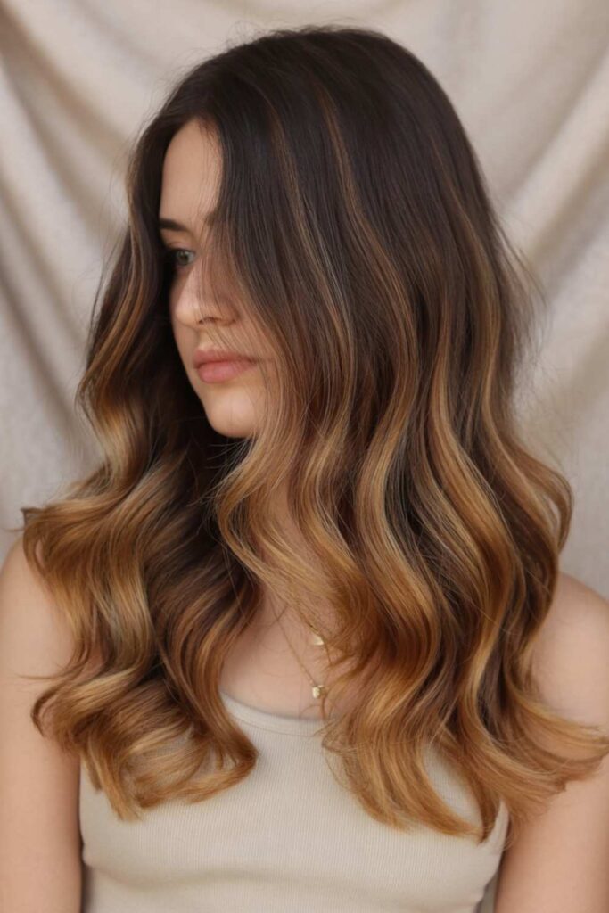 Caramel Balayage Highlights Ideas for Effortless Warmth and Dimension 3 Caramel Balayage Differs