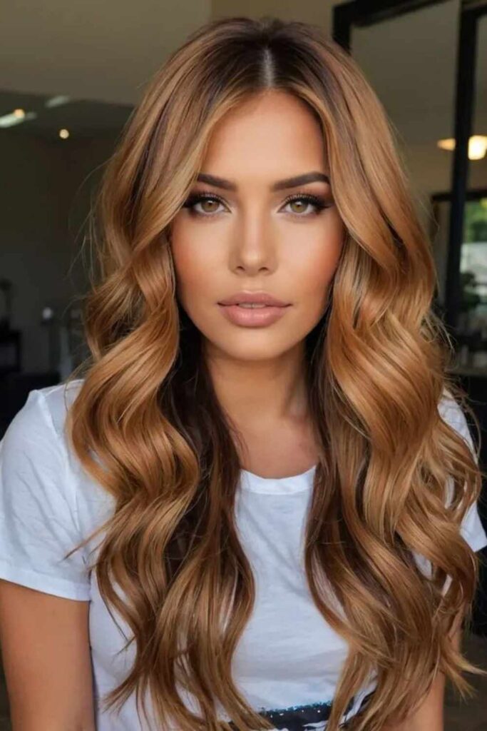 Caramel Balayage Highlights Ideas for Effortless Warmth and Dimension 8 Caramel Shade