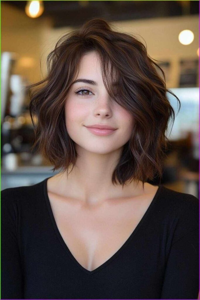 27 Ear Length Hair Ideas That Look Chic, Modern, and Effortless in 2026 24 Ear length haircut with wispy ends