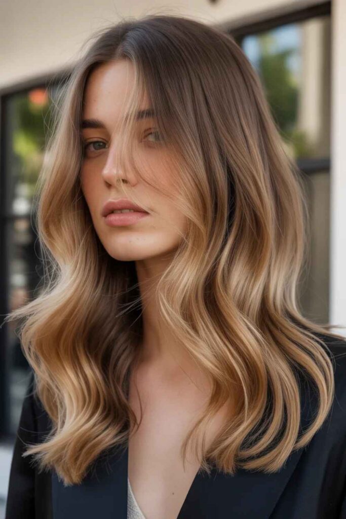 27 Hair Color Trends for 2026 That Will Define Every Style 3 Honey Ash Balayage Soft Shadow + Glow