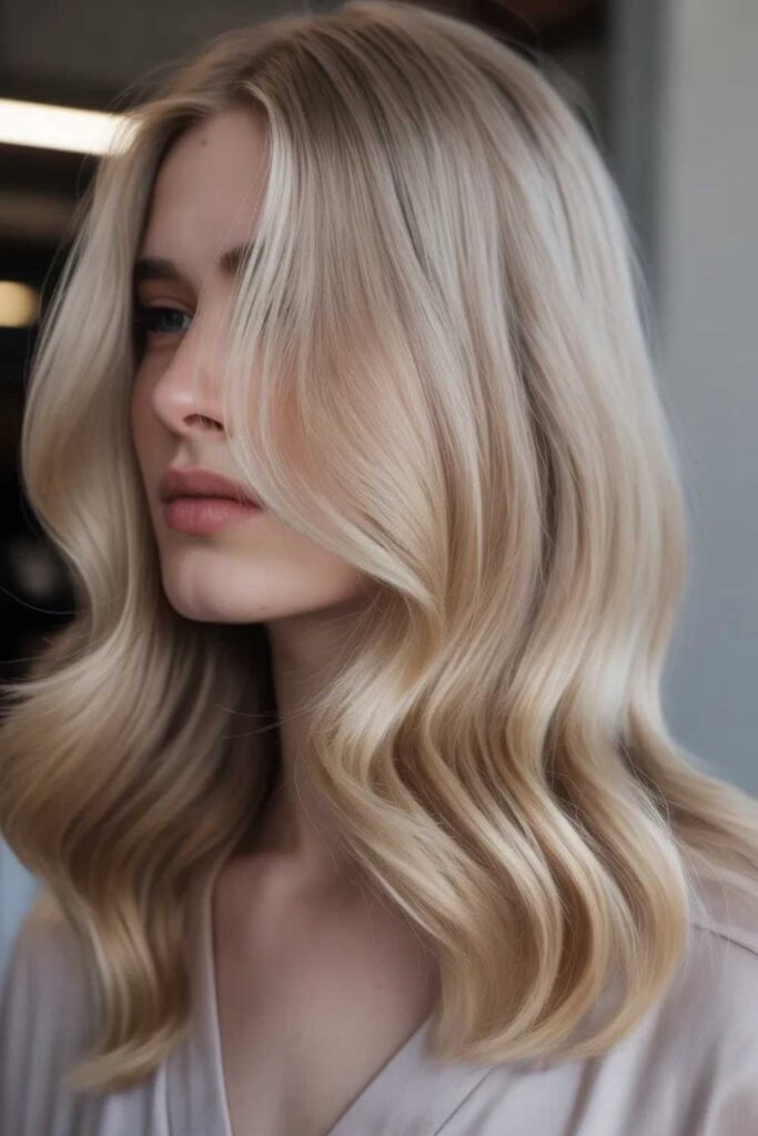 27 Hair Color Trends for 2026 That Will Define Every Style 12 Icy Beige Blonde Clean, Crisp, Cool