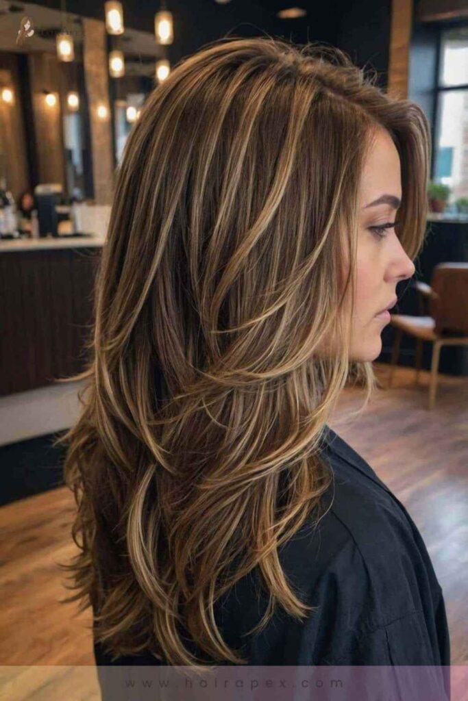 47 Layered Hairstyles for Long Hair That Add Movement, Shape, and Modern Polish (2026) 11 Long layered hairstyles with middle parts for symmetry