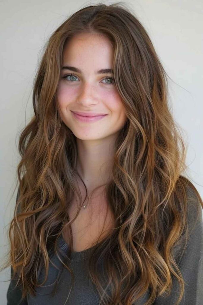 48 Long Hairstyles for Women Over 40 That Look Youthful, Polished, and Effortlessly Modern (2026 Guide) 5 Long Wavy Hair With Soft Definition