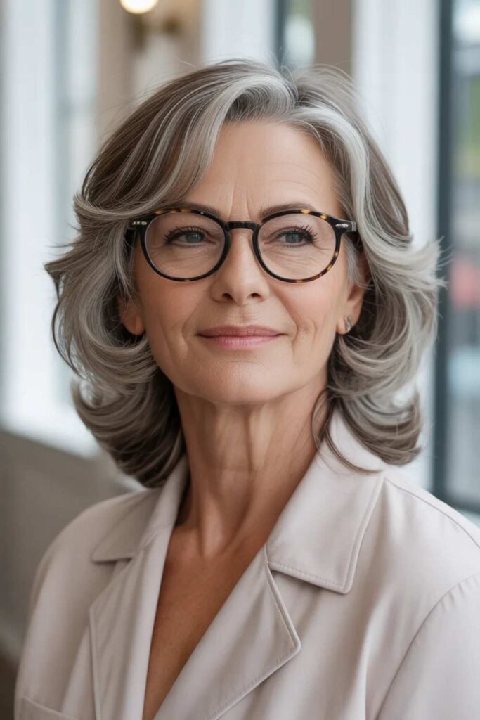27 Chic Hairstyles for Women Over 60 With Glasses in 2026 5 Medium Hairstyles That Make Glasses Pop