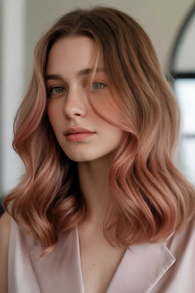 27 Hair Color Trends for 2026 That Will Define Every Style 10 Muted Rosewood A Soft Statement