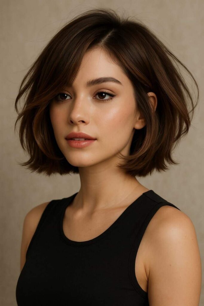 27 Ear Length Hair Ideas That Look Chic, Modern, and Effortless in 2026 28 Retro-inspired ear length bob
