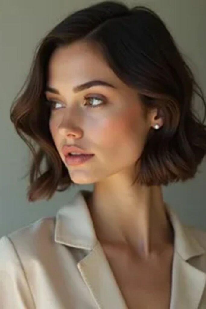 27 Cowgirl Hairstyle Ideas That Feel Modern, Effortless, and 2026-Ready 26 Short waves with deep part