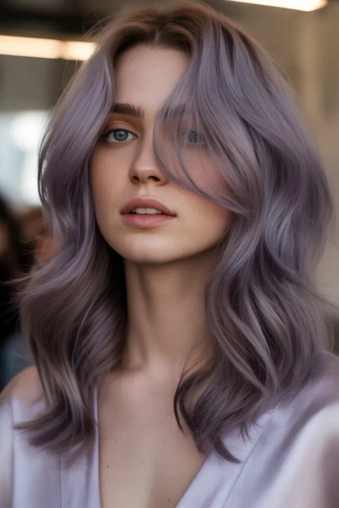 27 Hair Color Trends for 2026 That Will Define Every Style 15 Smoky Lilac Moody Pastel Depth
