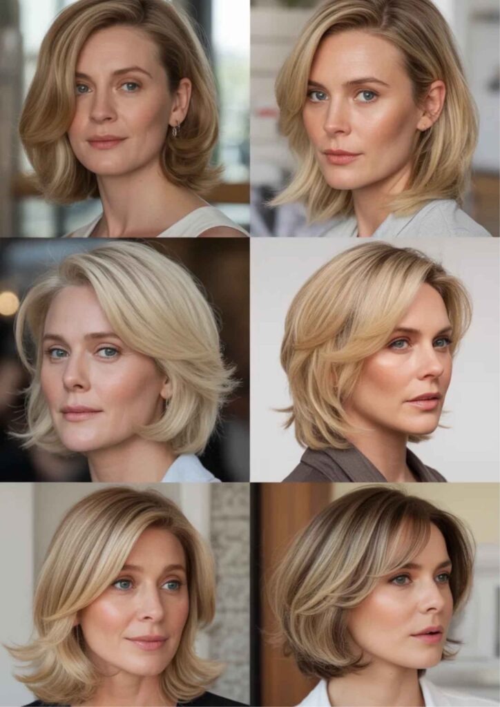 35 Medium Length Blonde Haircuts for Women Over 40 The Definitive Style Guide 3 Best Styles and Designs for Women Over 40