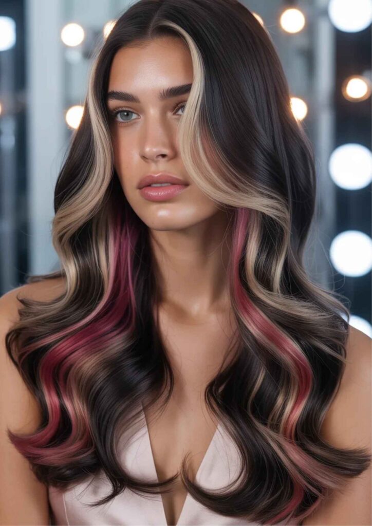 39 Black Hair with Highlights Ideas Modern, Dimensional & Trend-Forward Looks 6 Celebrity & Social Media Trends