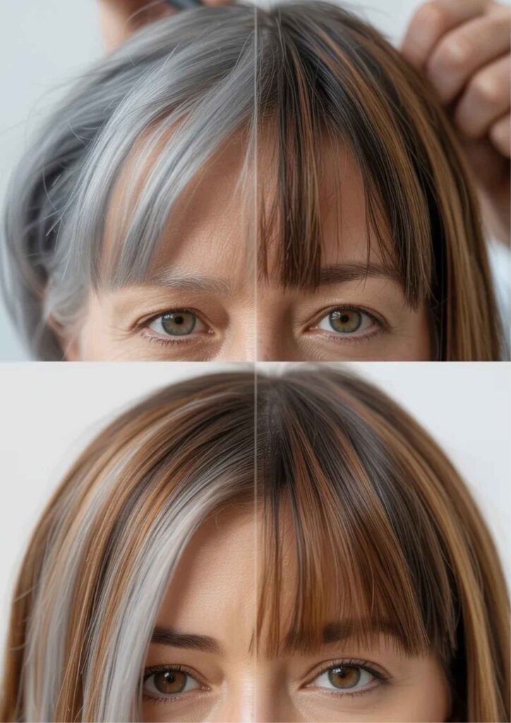 66 Grey Hair with Brown Highlights The Modern Dimension Trend 7 Common Mistakes to Avoid