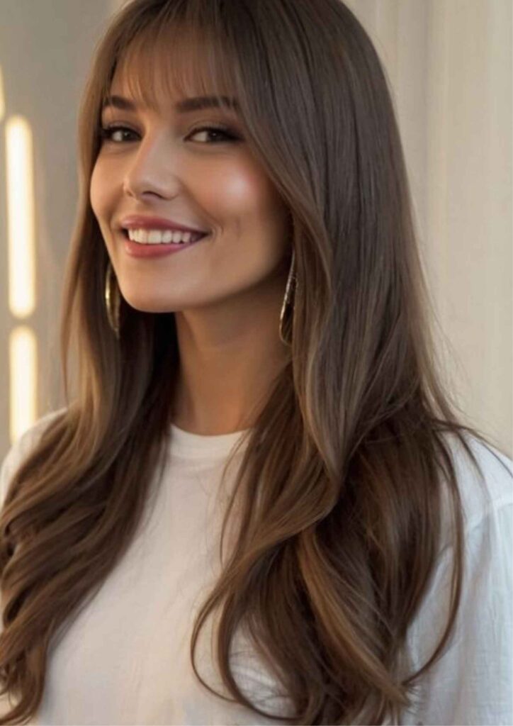 47Hairstyles for Women Over 40 With Bangs Modern, Youthful & Effortlessly 3 Face Shape Guide Choosing the Right Bangs