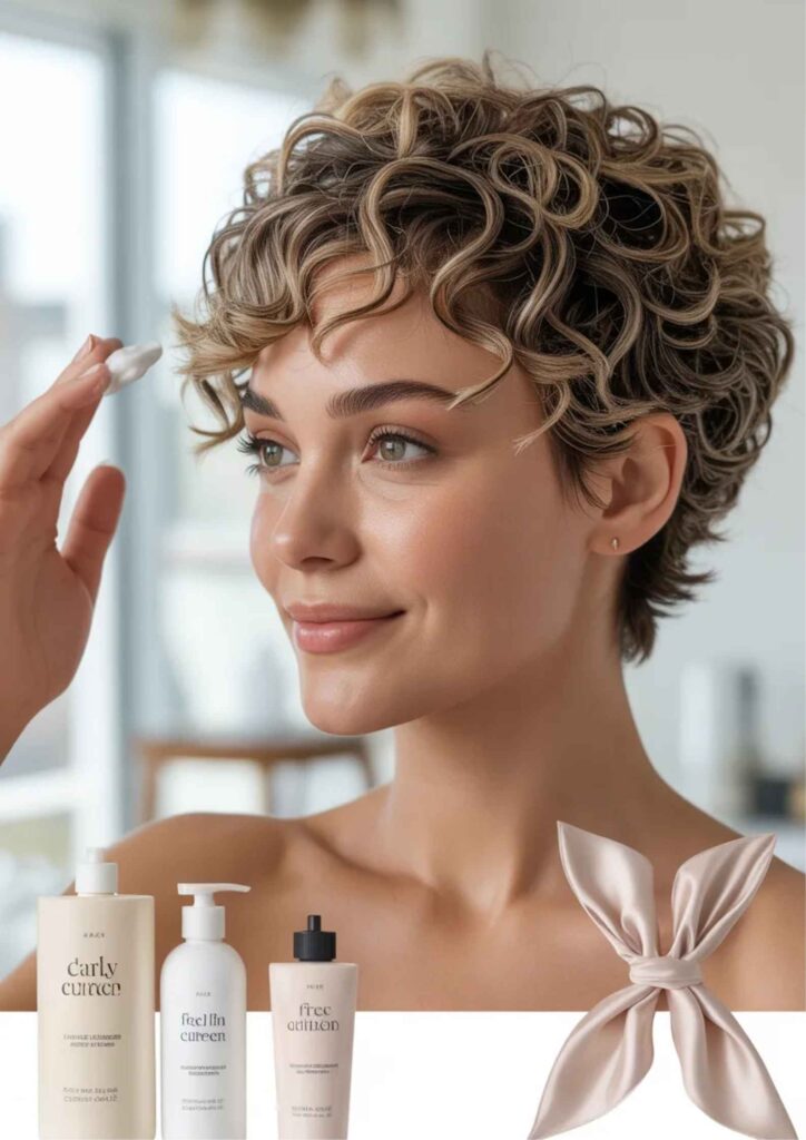 38 Curly Pixie Hairstyles The Ultimate Guide to Modern, Chic Short Curls 7 How to Maintain & Care