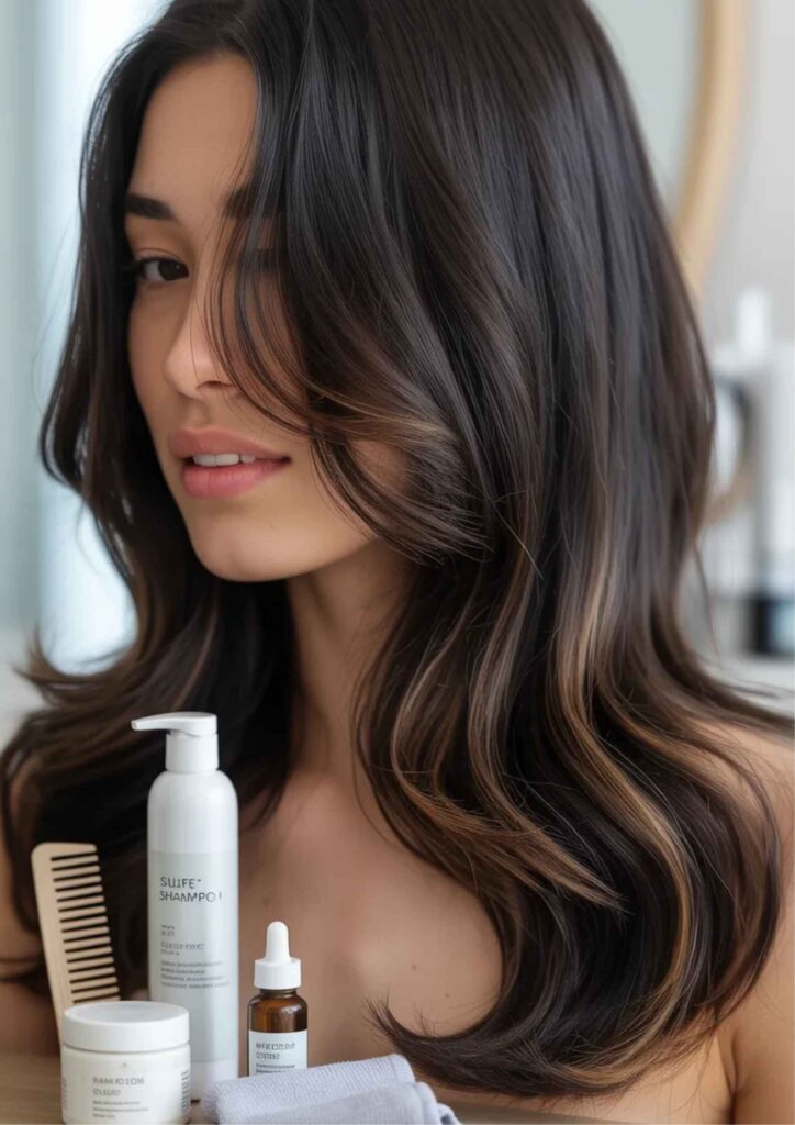 39 Black Hair with Highlights Ideas Modern, Dimensional & Trend-Forward Looks 10 How to Maintain & Care