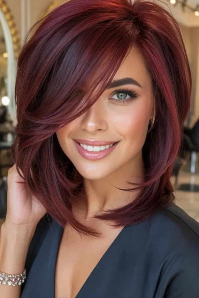 Dark Red Hair Color Ideas Bold Elegant & Timeless Shades 2 Latest Trends in Dark Red Hair Color Ideas