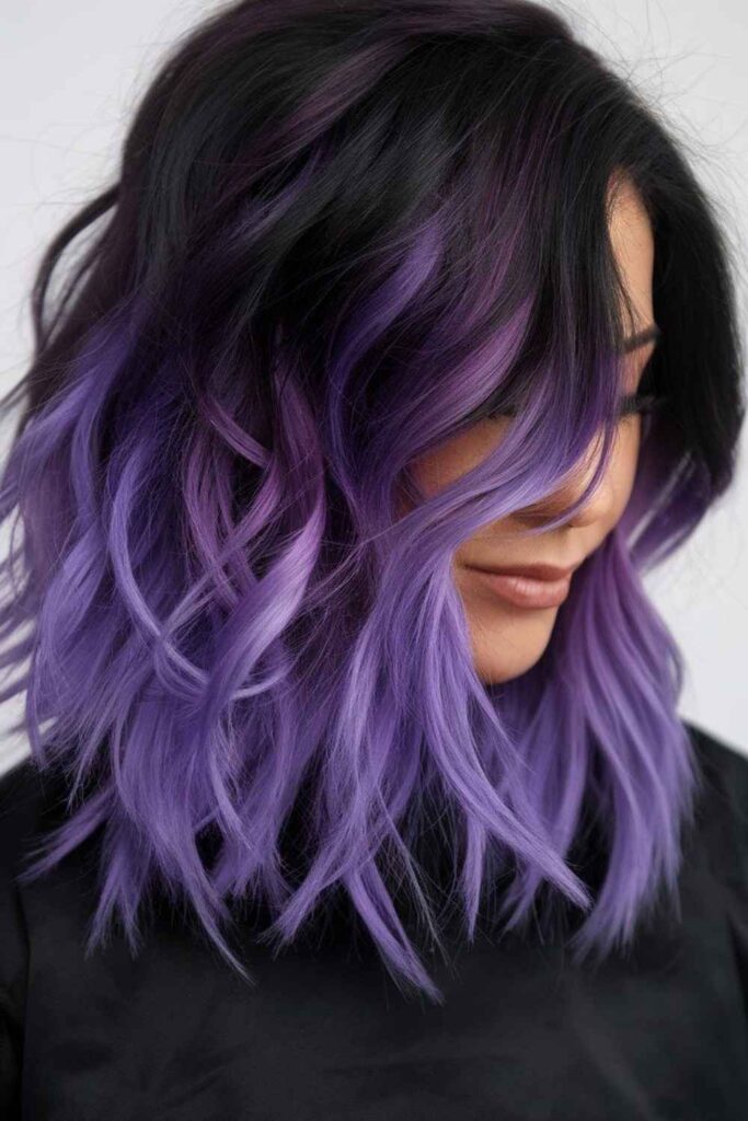 Midnight Purple Hair Ideas Deep, Mysterious & Irresistibly Chic 2 Latest Trends in Midnight Purple Hair