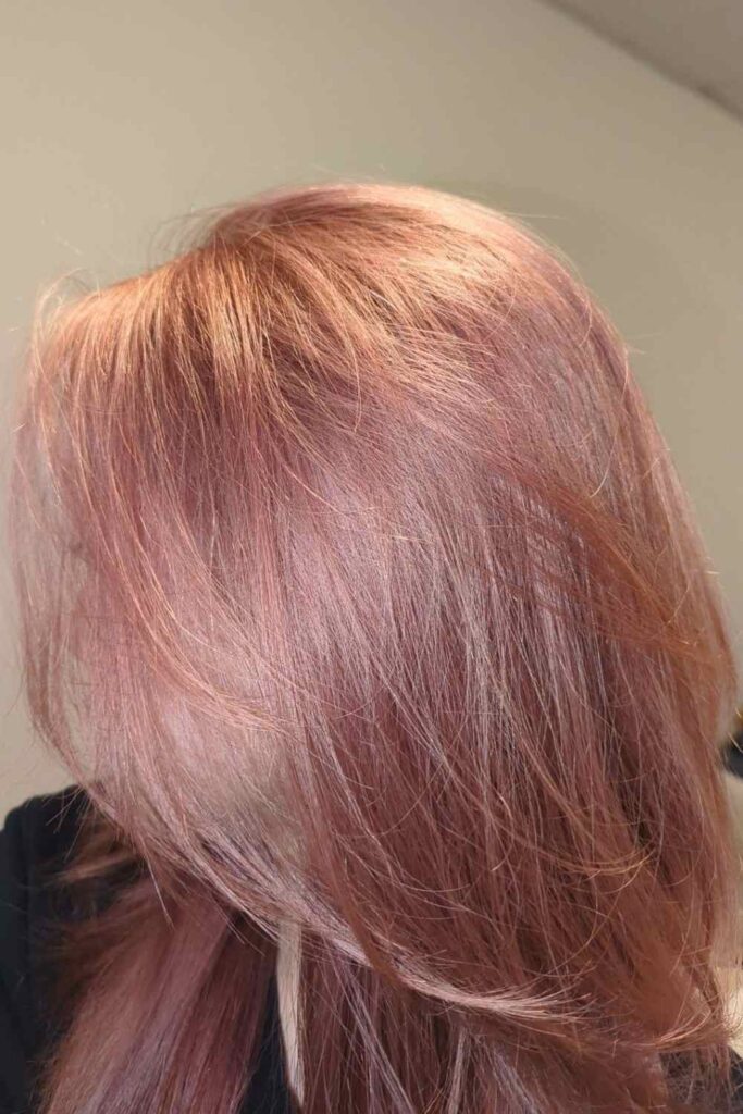 57 Pink Hair Color Ideas That Look Polished, Wearable, and Trend-Right in 2026 5 Peachy Pink for Warm Undertones