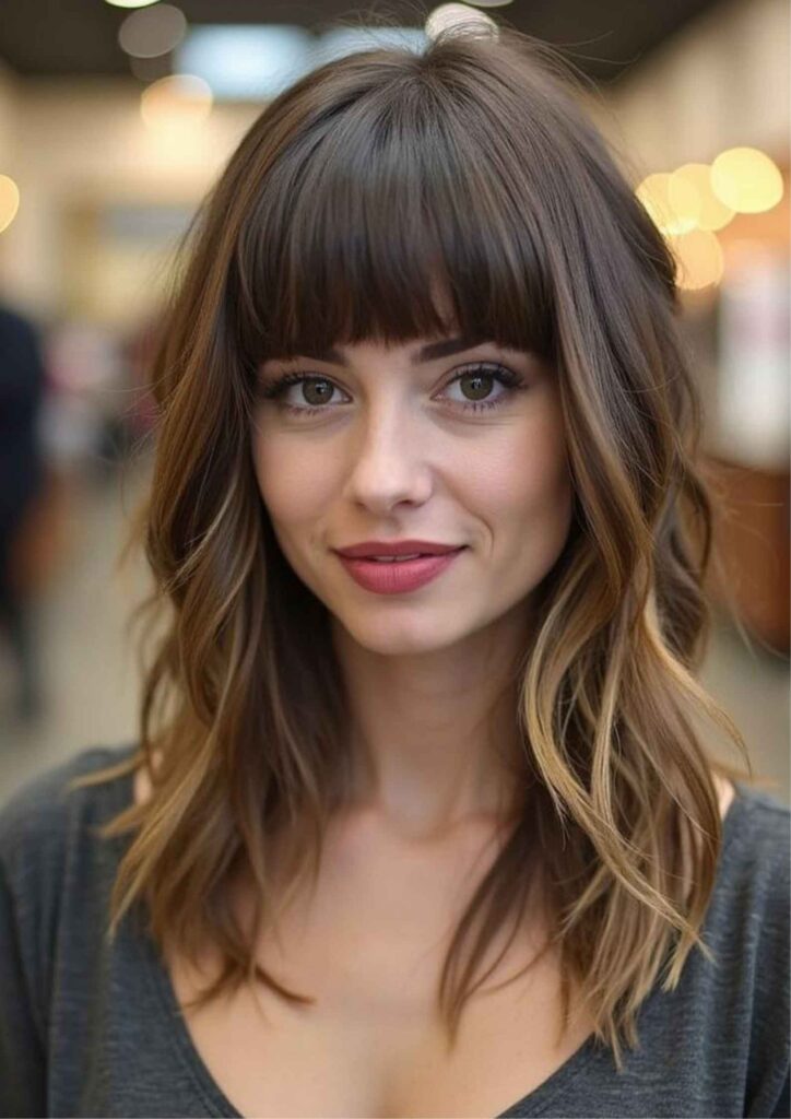 47Hairstyles for Women Over 40 With Bangs Modern, Youthful & Effortlessly 9 Pixie Cut With Textured Fringe