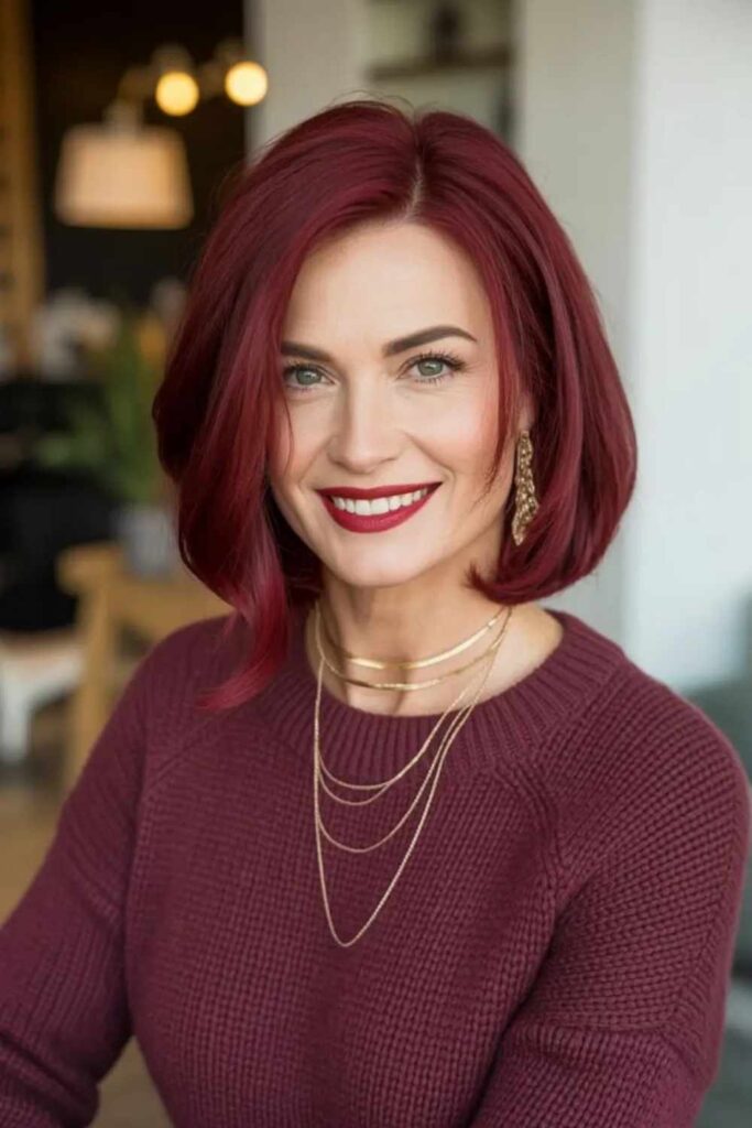 Dark Red Hair Color Ideas Bold Elegant & Timeless Shades 4 Seasonal Colors & Combinations