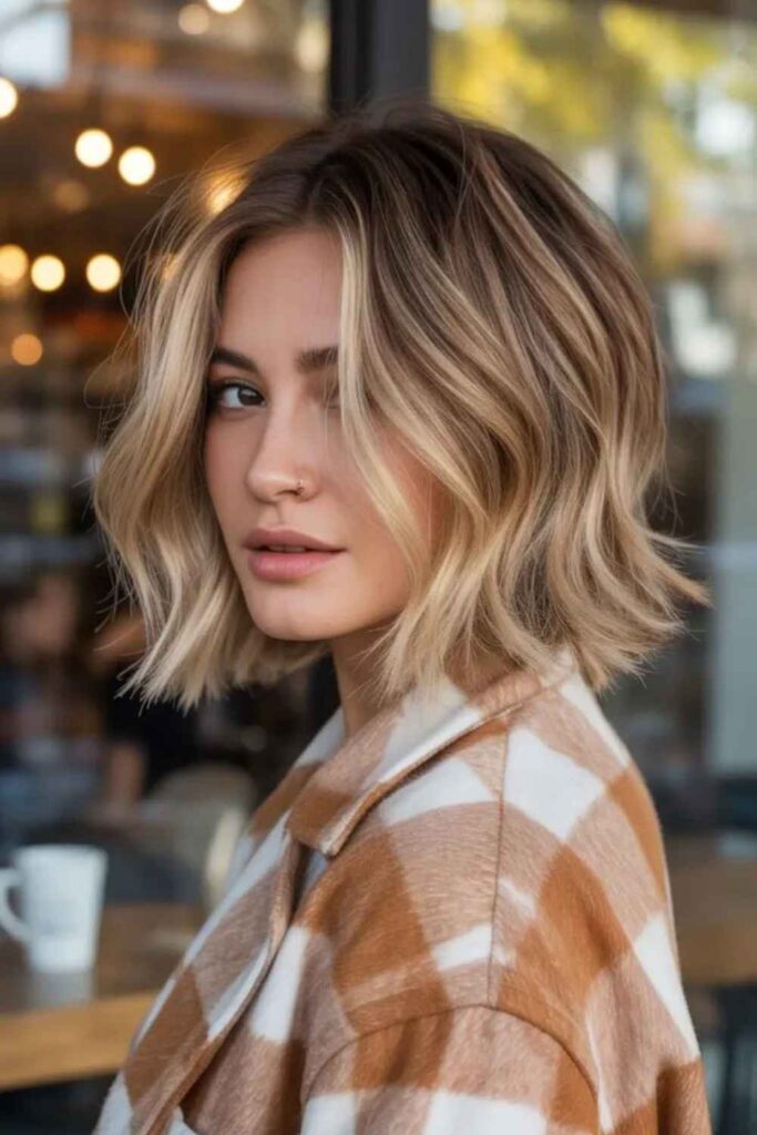 27 Short Wavy Bob Ideas That Look Effortless, Modern, and Wearable in 2026 10 Short Wavy Bob With Face-Framing Highlights