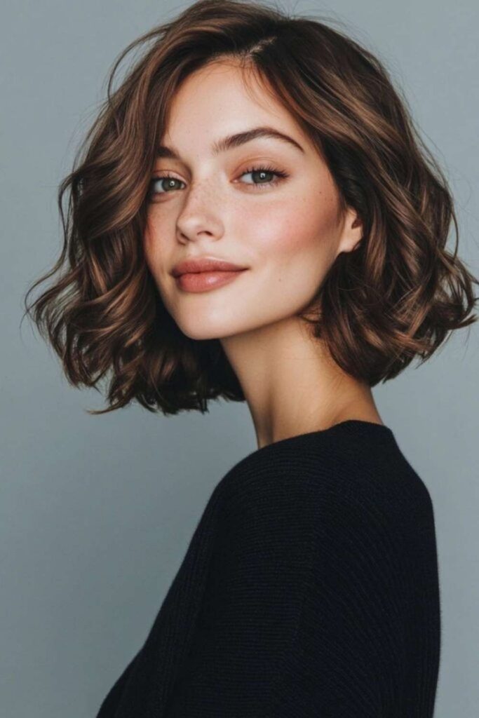27 Short Wavy Bob Ideas That Look Effortless, Modern, and Wearable in 2026 5 Short Wavy Bob With Side Part