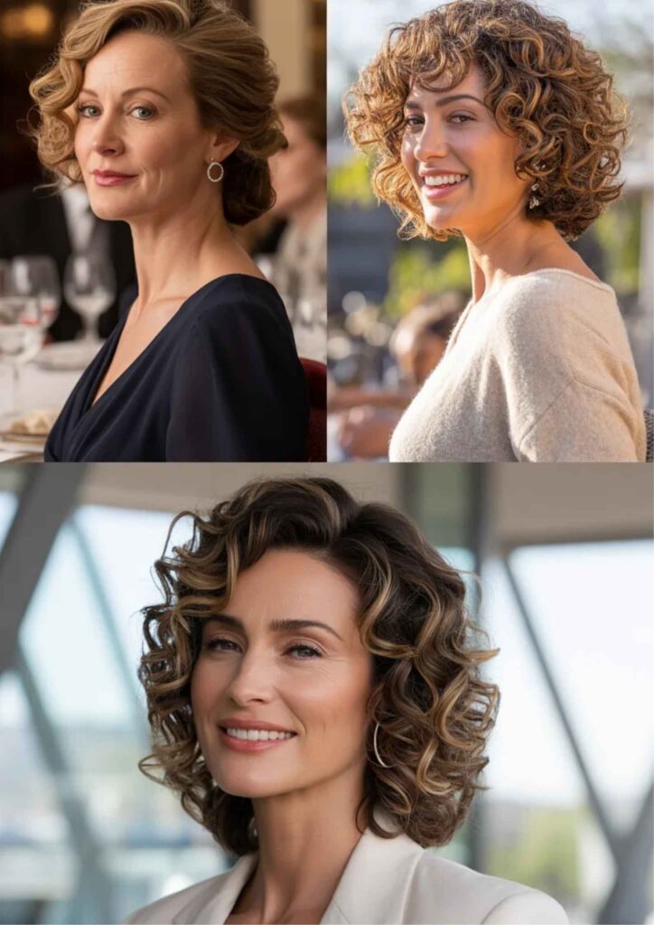 36 Curly Hairstyles for Women Over 40 Modern, Elegant & ConfidenceBoosting Looks 4 Styling Ideas for Different Occasions