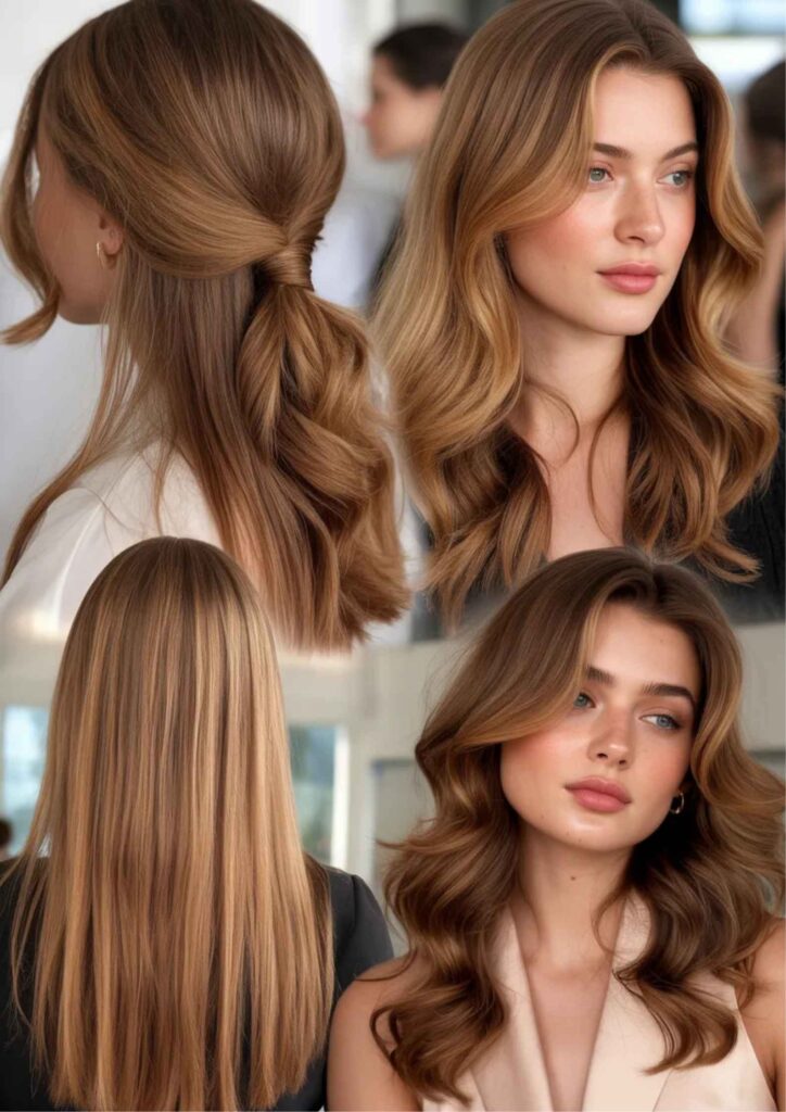 55 Honey Brown Hair Ideas The Ultimate Guide to Warm Glossy Modern Color 4 Styling Ideas for Different Occasions