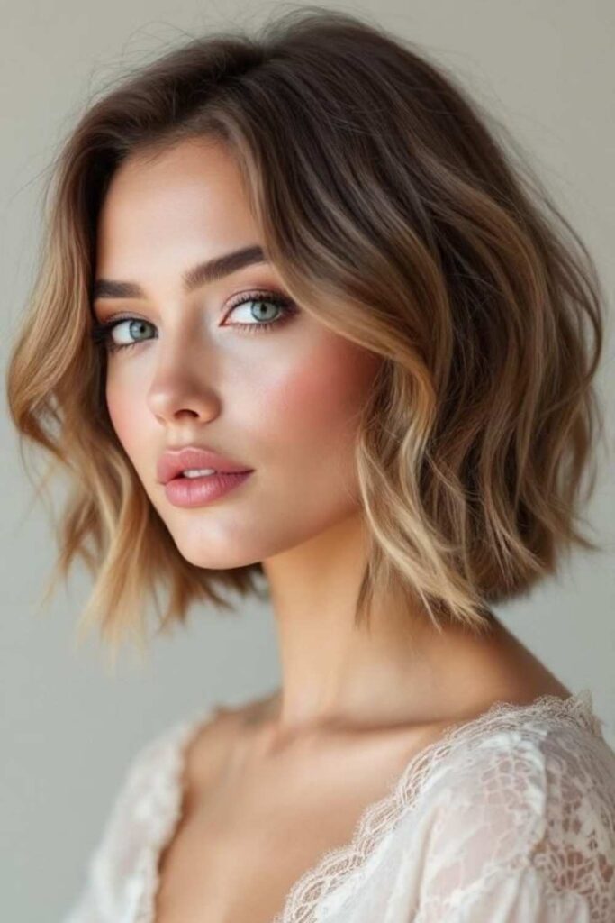 37 Women Over 40 Short Hairstyles That Look Modern, Polished, and Effortless in 2026 5 The Layered Crop Low Effort, High Payoff