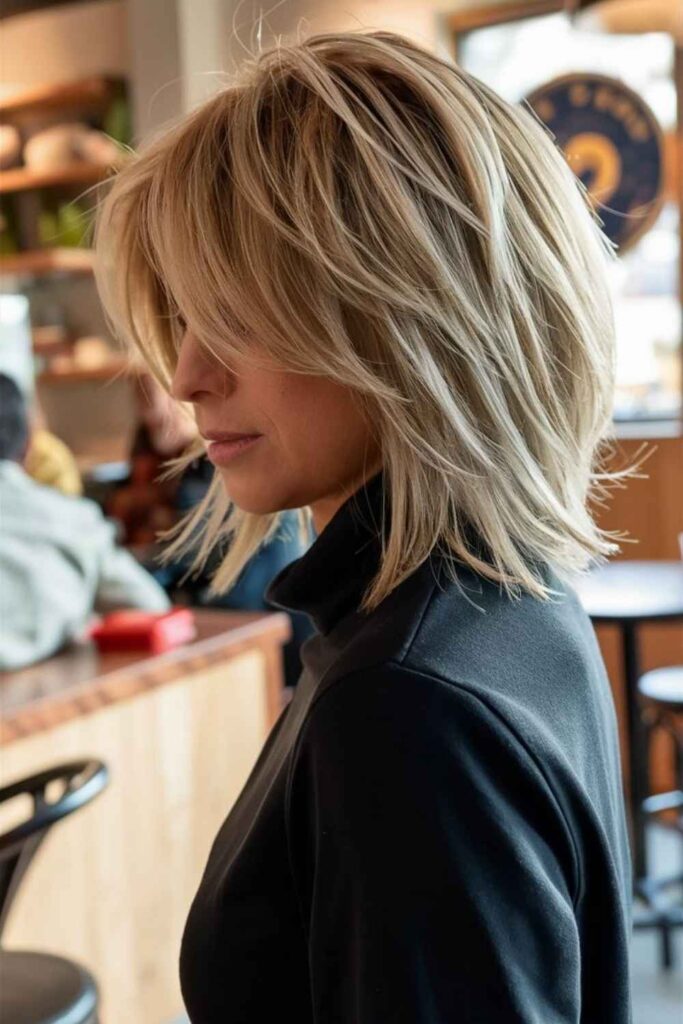 29 Mom Cut Hair Ideas That Look Polished, Modern, and Effortless in 2026 4 The modern layered lob for moms who want movement without bulk?