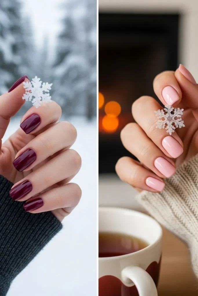 61 Winter Nails Designs to Instantly Elevate Your Cold-Season Style 7 Winter Nails