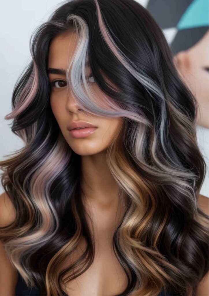 39 Black Hair with Highlights Ideas Modern, Dimensional & Trend-Forward Looks 11 Trend Forecast for Upcoming Year