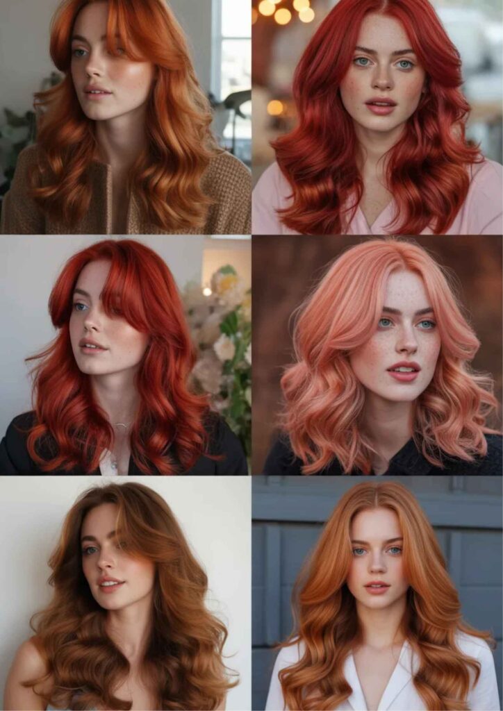 61 Red Hair Colors 2026 The Ultimate Trend Guide for Bold, Modern Women 3 Seasonal Colors & Combinations
