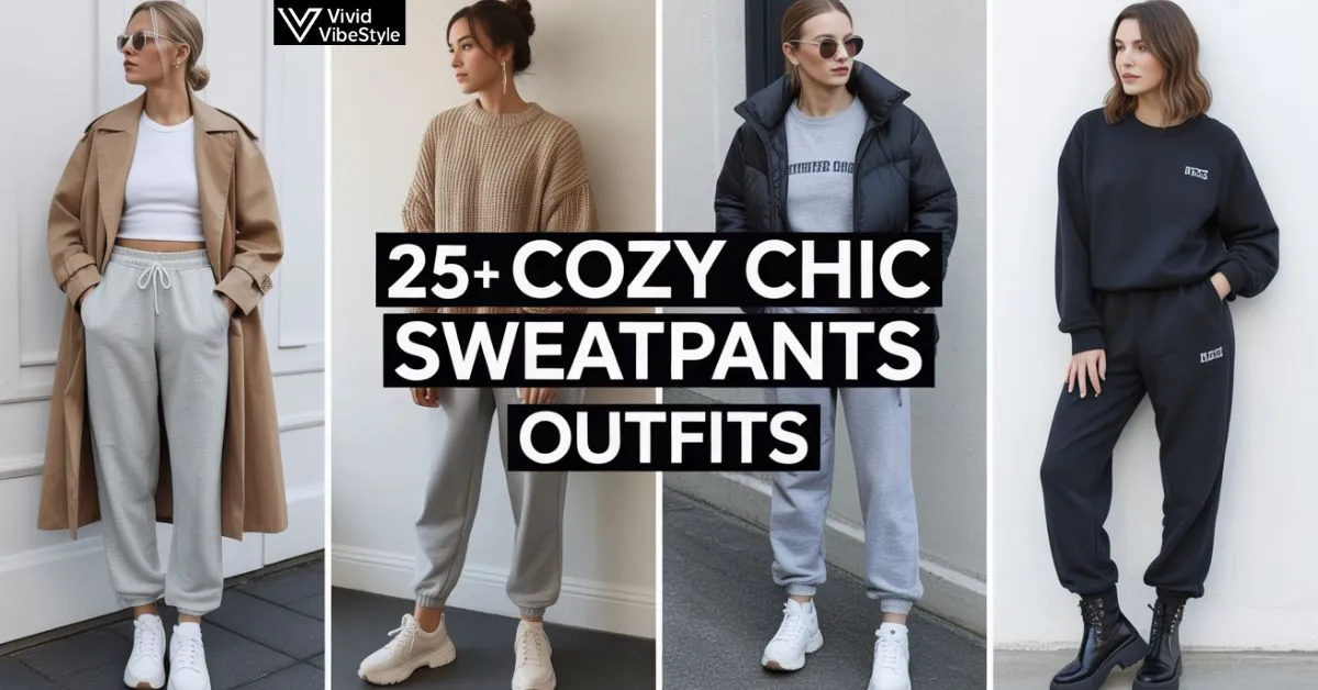 how to style sweatpants in winter