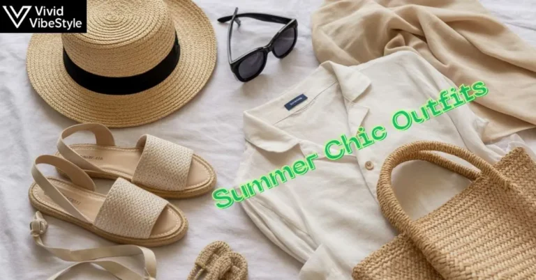 Summer footwear including espadrilles and sandals for cool, stylish Summer Chic Outfits.