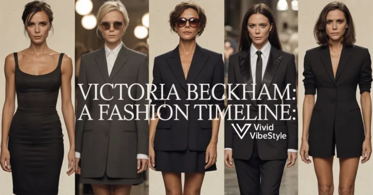 Victoria Beckham outfits evolution from 1990s Posh Spice style to sophisticated modern designer looks