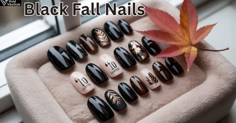 Black Fall Nails