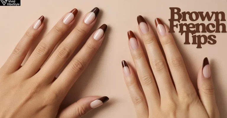 Brown French Tips