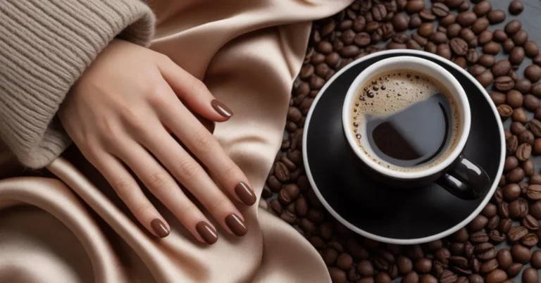 Chocolate Brown Nails