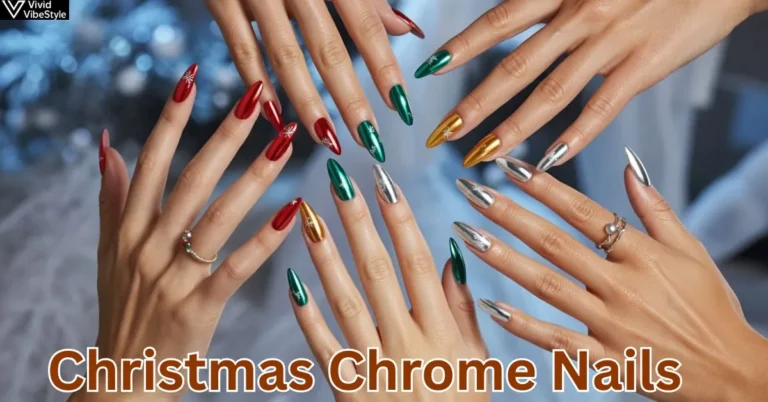 Christmas Chrome Nails