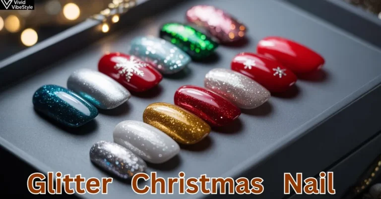 Glitter Christmas Nails