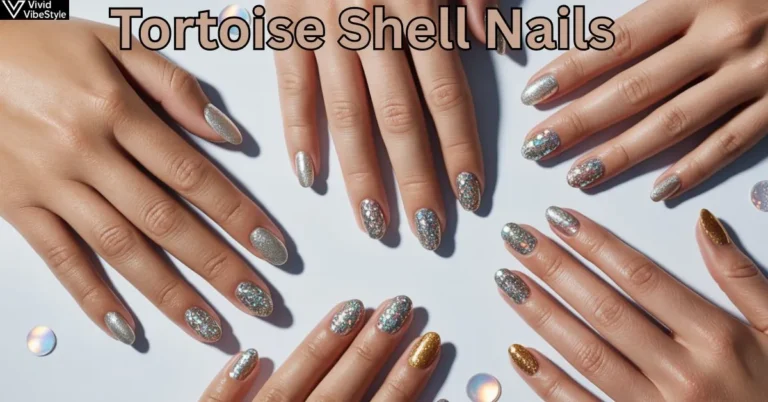 Stunning glitter nails with holographic, gold, and multicolor sparkle designs trending for 2025.
