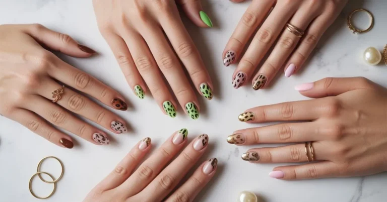Leopard Print Nails