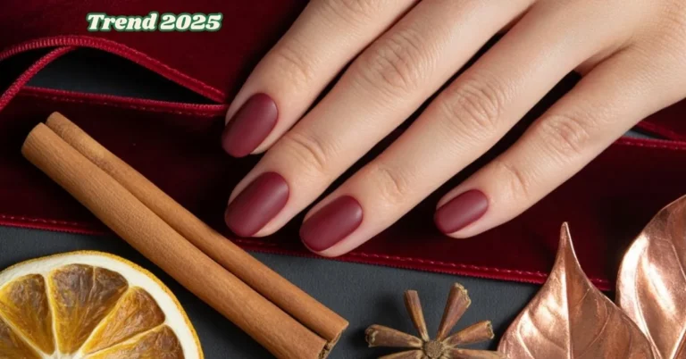 Matte Fall Nails