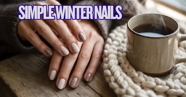 Simple Winter Nails